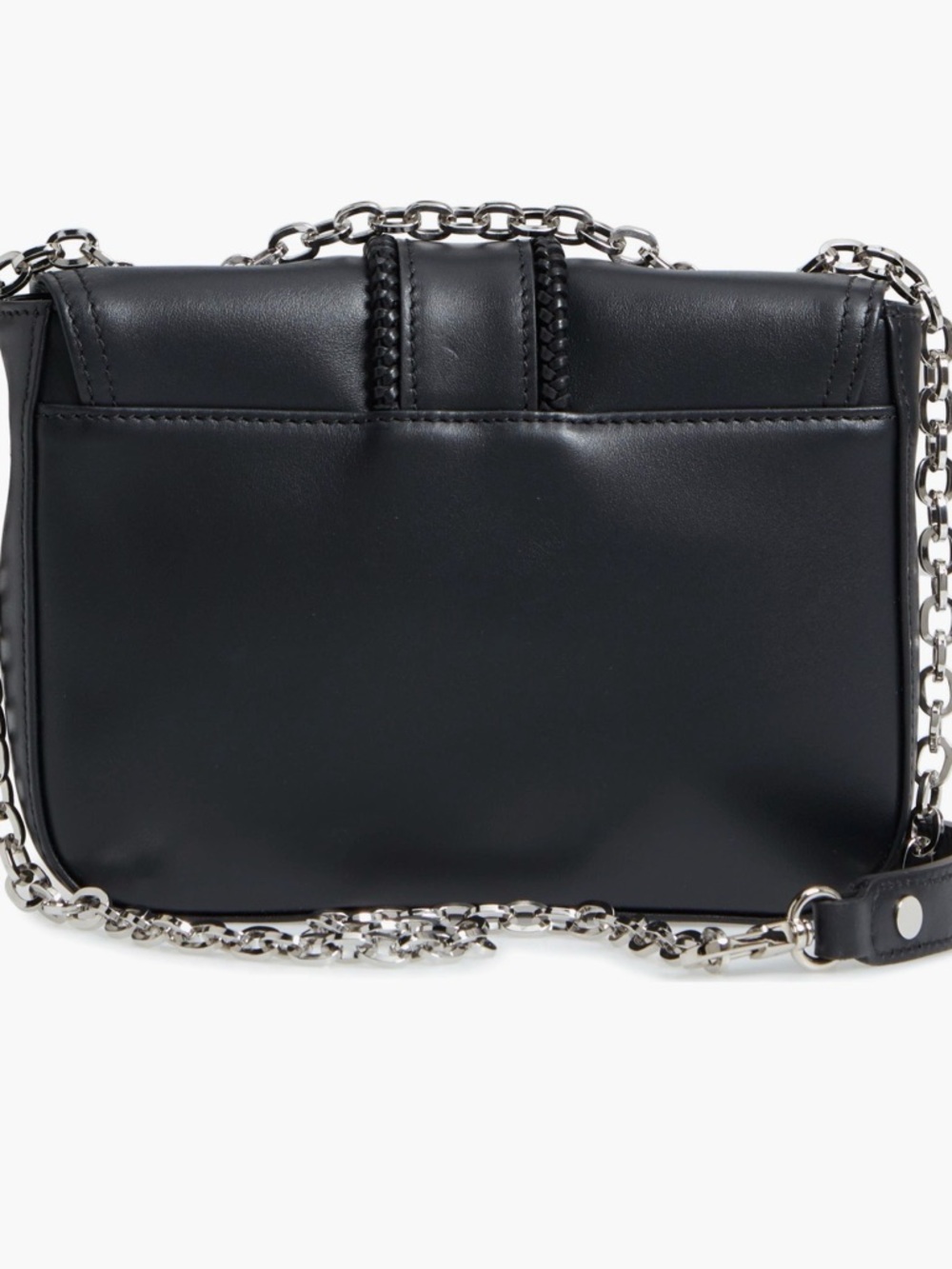 Longchamp Black Amazone Leather Crossbody Bag NWT - Picture 3 of 8